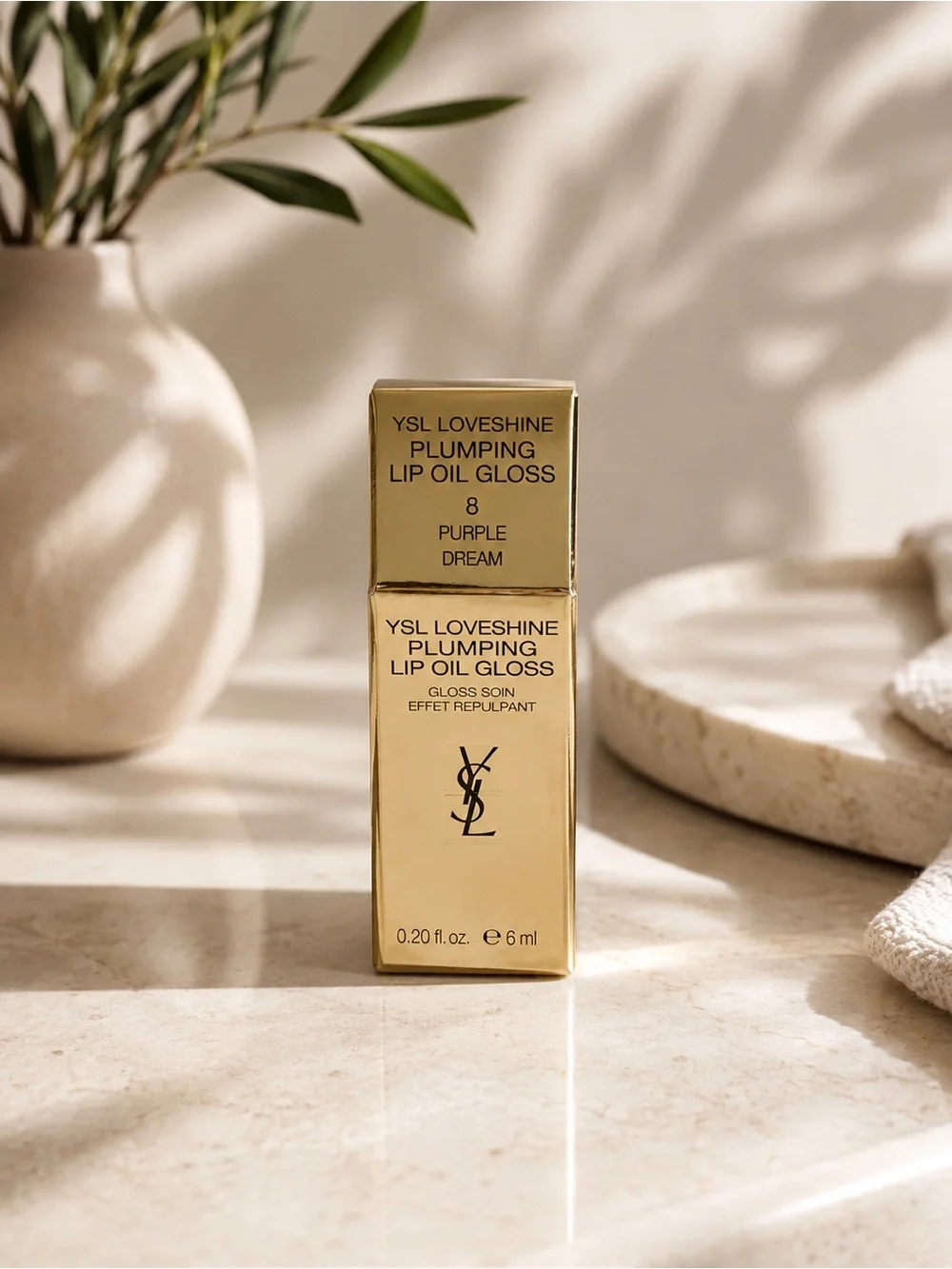 Yves Saint Laurent Loveshine Plumping Lip Oil Gloss - # 8 purple dream
